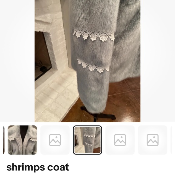 British Rare Shrimps Coat. 100 percent modacrylic

Lining acetate and viscose - Picture 3 of 7